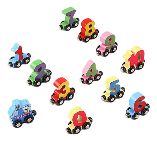 10x Building Blocks Number Train Set Figura Montessori Math