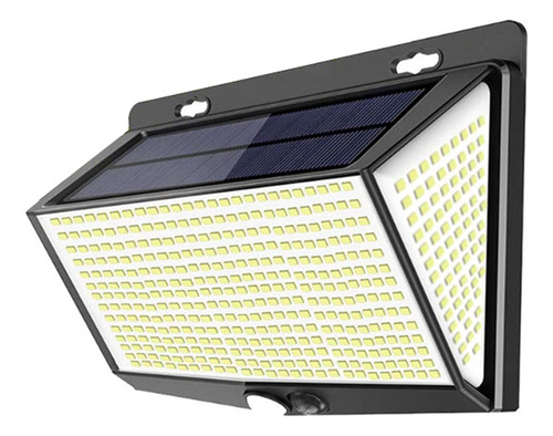 Luz Solar Led 468 Montada En La Pared