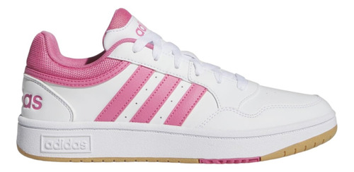 Tenis adidas Mujer Dama Casual Hoops 3.0 Blanco