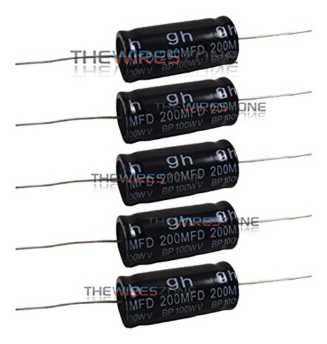 Condensador No Polarizado Audio Electrolitico 200 Mfd 200uf