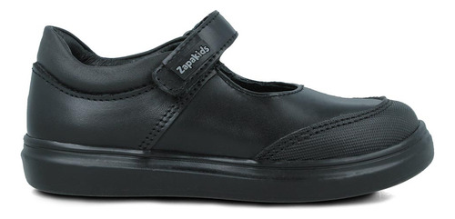 Zapatos Escolares Zapakids Flats Niña Piel Negro Casual (15.
