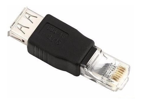 Convertidor Hembra Usb A Ethernet Rj45 Pc Adaptador Conector