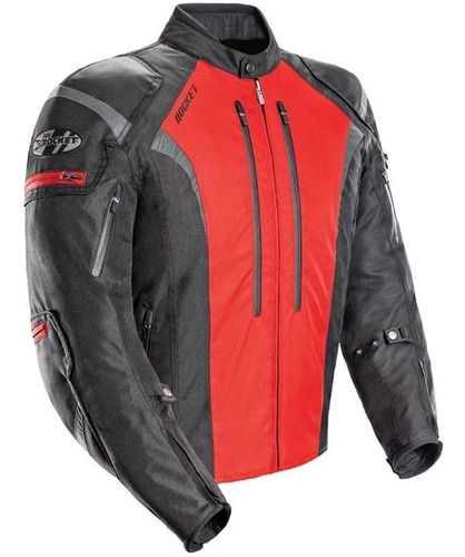 Campera Joe Rocket 5.0 Atomic Roja C/ Proteccion Freeway