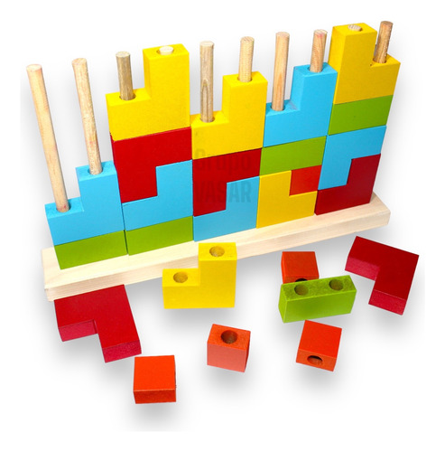 Rompecabezas Bloques Juguete Desarrollo Estimulación Tetris
