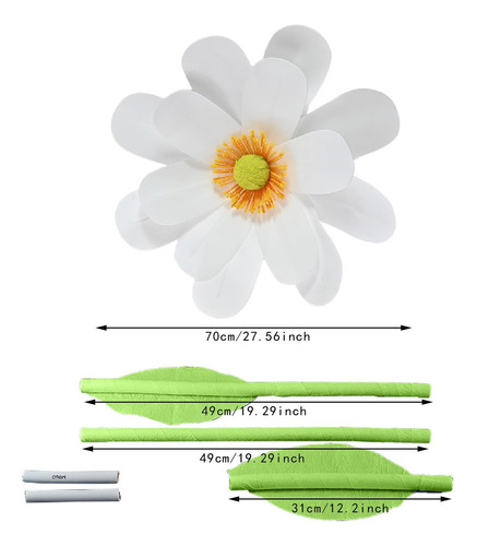 Artificial De Espuma De 70 Cm Para Accesorios De