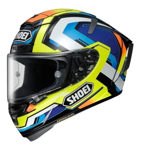 Capacete para moto  integral Shoei  X-Spirit III  tc-10 multicolorido brink tamanho GG 