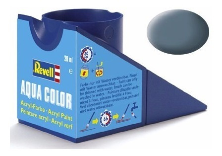 Imagem 1 de 1 de Tinta Acrílica Cinza Azulado Fosco - Revell 36179