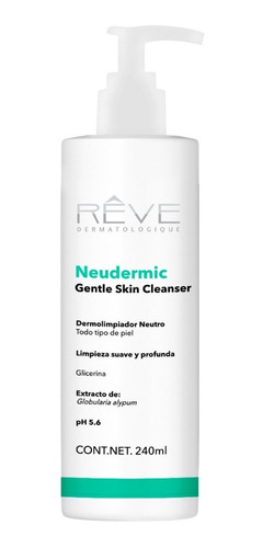 Reve Neudermic Dermolimpiador Neutro Ph5.6 240ml Gentle Skin