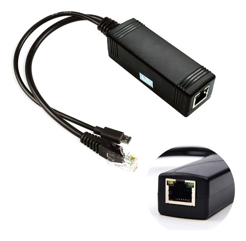 Separador De Poe Para Camara Ip Microusb