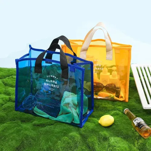 Cartera plastica transparente sale