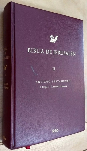 Biblia De Jerusalen Antiguo Testamento Reyes Lamentac Folio