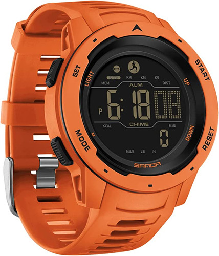 Reloj Digital Para Hombre, Podómetro, Contador De Pasos,