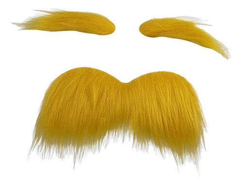 2 Set De Barba Y Cejas Postizas, Facial Barba 16cmx5.5cm