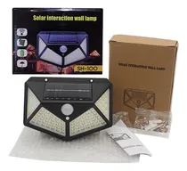 Comprar Lampara Led 100 Focos Con Sensor De Movimiento Panel Solar
