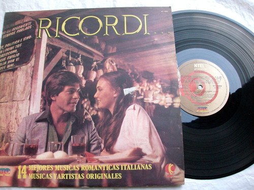 Ricordi ..14 Mejores Músicas Románticas Italianas Lp 1980 Ex