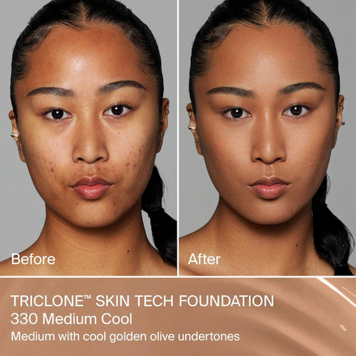 Haus Labs By Lady Gaga Triclone Skin Tech - Maquillaje 30 Ml 330 Medium Cool - Medium With Cool Golden Olive Undertones