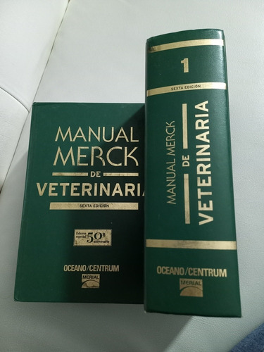 Libro Manual D Veterinaria 2 Tomos 50aniversario 6ta Edicio