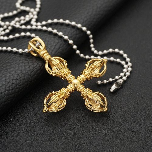 Hefu 2 Piezas De Acero Inoxidable Tibetano Dorje Vajra