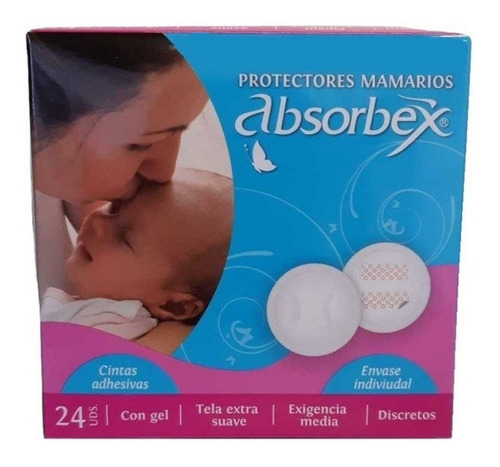 Protectores Mamarios Absorbex Normal X 24 Unidades