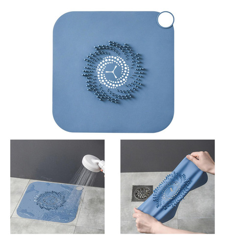 - Colector De Pelo De Ducha Drenaje De Ducha Cocina Azul