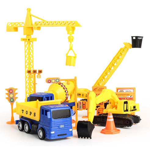Set De Juego Para Vehículos De Construcción H Kids, Excavado