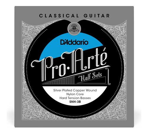 D 'addario Snh-3b Pro-arte Cobre Baado En Plata En Ncleo De