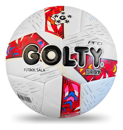 Balón Fútbol Sala Golty Pro Dualtech Ii-blanco/rojo