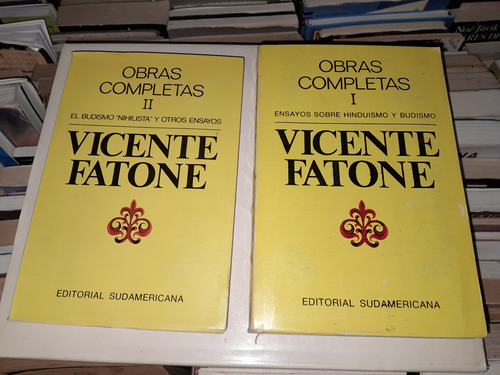 Obras Completas 1 Y 2. Vicente Fatone