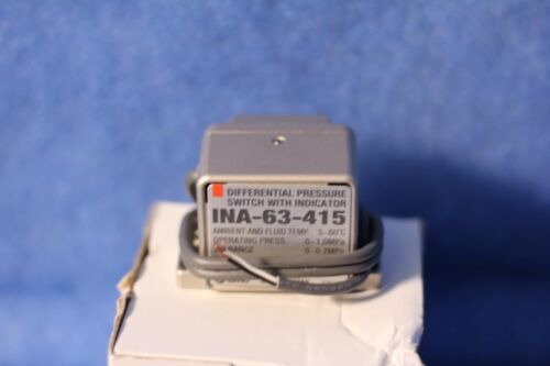 New Smc Ina-63-415 Pressure Differential Switch Mj1 1 Ye Ccm