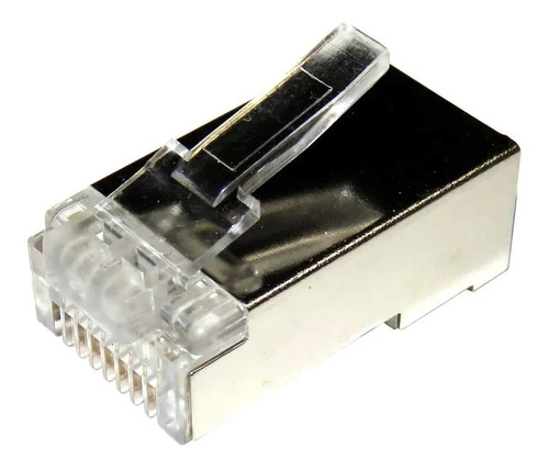 Conector Plug Rj45 Cat6 Apantallado Dixon Caja 100 Unidades