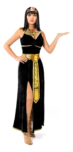 Conjunto De Disfraz De Cleopatra Para Mujer, Con Collar,