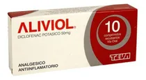 Comprar Aliviol® Diclofenac 50mg X 10 Comprimidos | Laboratorio Teva