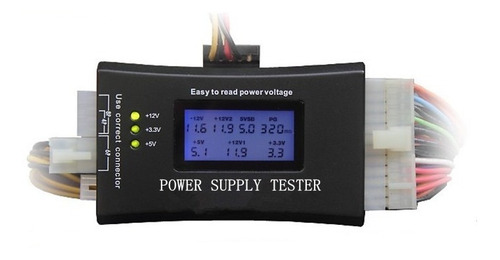Imagen 3 de 6 de Tester Voltaje Fuente Pc Atx Btx Itx Mide Voltaje Tension