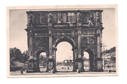 Antigua Postal Roma Arco De Constantino 1936 N° 569 B3