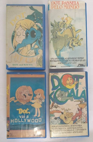 Dot E O Koala - 4 Filmes - Vhs Para Dvd 