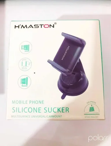 Suporte Automotivo Celular Ventosa Carro Silicone Hmaston