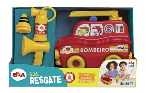 Brinquedo Sos Resgate Bombeiro - Elka