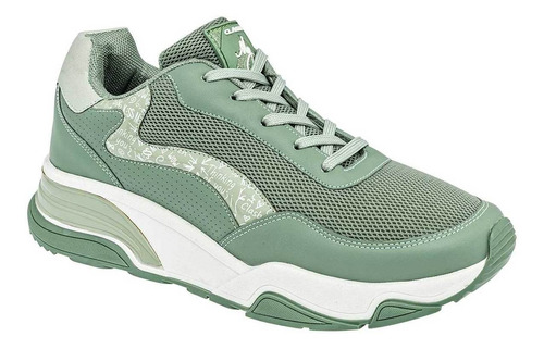 Tenis Chunky De Clasben Para Mujer Verde Africa T6