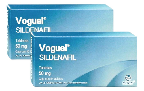 Sildenafil 50 Mg Voguel 10 Tabletas 2x1 Genérico De Viagra