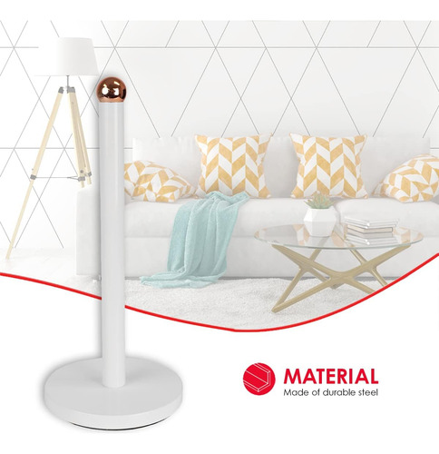 Home Basics Grove - Toallero De Papel Con Base Acolchada Con