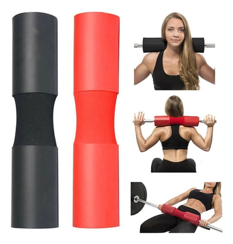 2 Protectores De Cuello Con Barra Para Levantamiento De Pesa