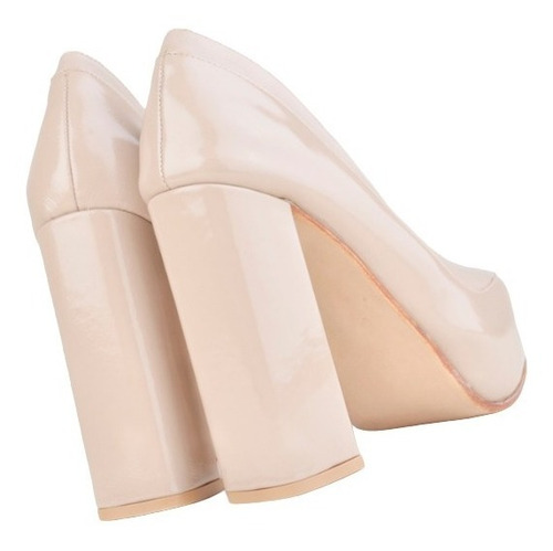 Imagen 5 de 5 de Zapatos Stilettos Taco Alto De Mujer De Cuero Piera- Ferraro