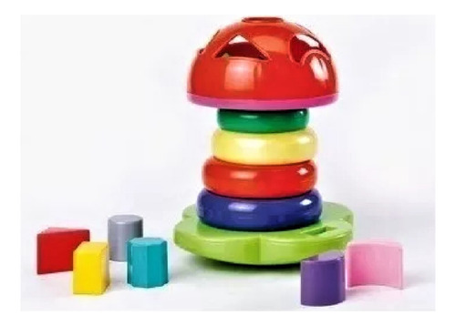 Juego De Encastre Hongo Involcable Primera Infancia