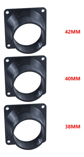 Flanges De Tubo Reto De Plástico Com Conector De Duto (42 Mm