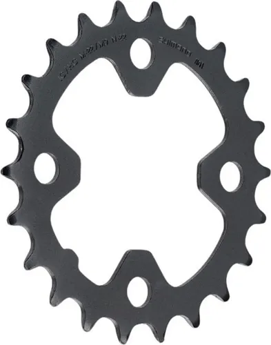 Coroa Bicicleta Shimano Deore M510 22d 9v Bcd 64mm Mtb Preto