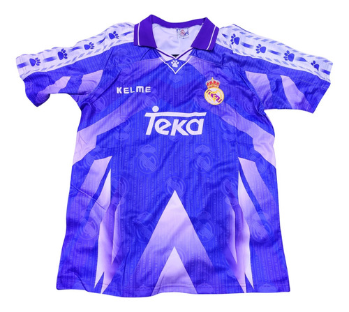 Jersey Real Madrid Retro Visita Morada 96 Merengues