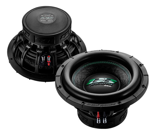 Subwoofer 12 PLG Deaf Bonce Apocalypse Dual 1 Ohm Db-sa252 Negro