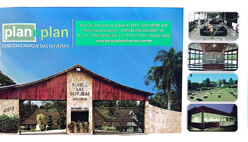 Cemitério Parque Das Oliveiras - Jazigo 4 Gavetas - Mogi Das Cruzes -sp