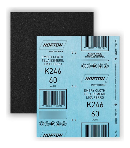Lixa Ferro Norton  60 K246  5539503248 - Kit C/25