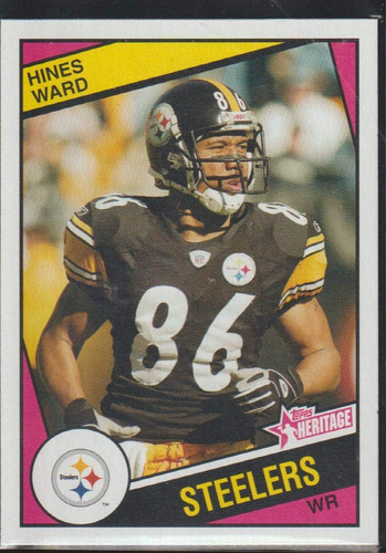 2005 Topps Heritage Football 15 Hines Ward Pittsburgh